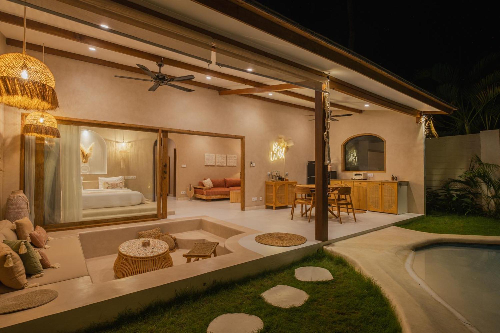 גילי טרוונגן Gili Boho Villas - Aesthetic Private Pool Villas מראה חיצוני תמונה