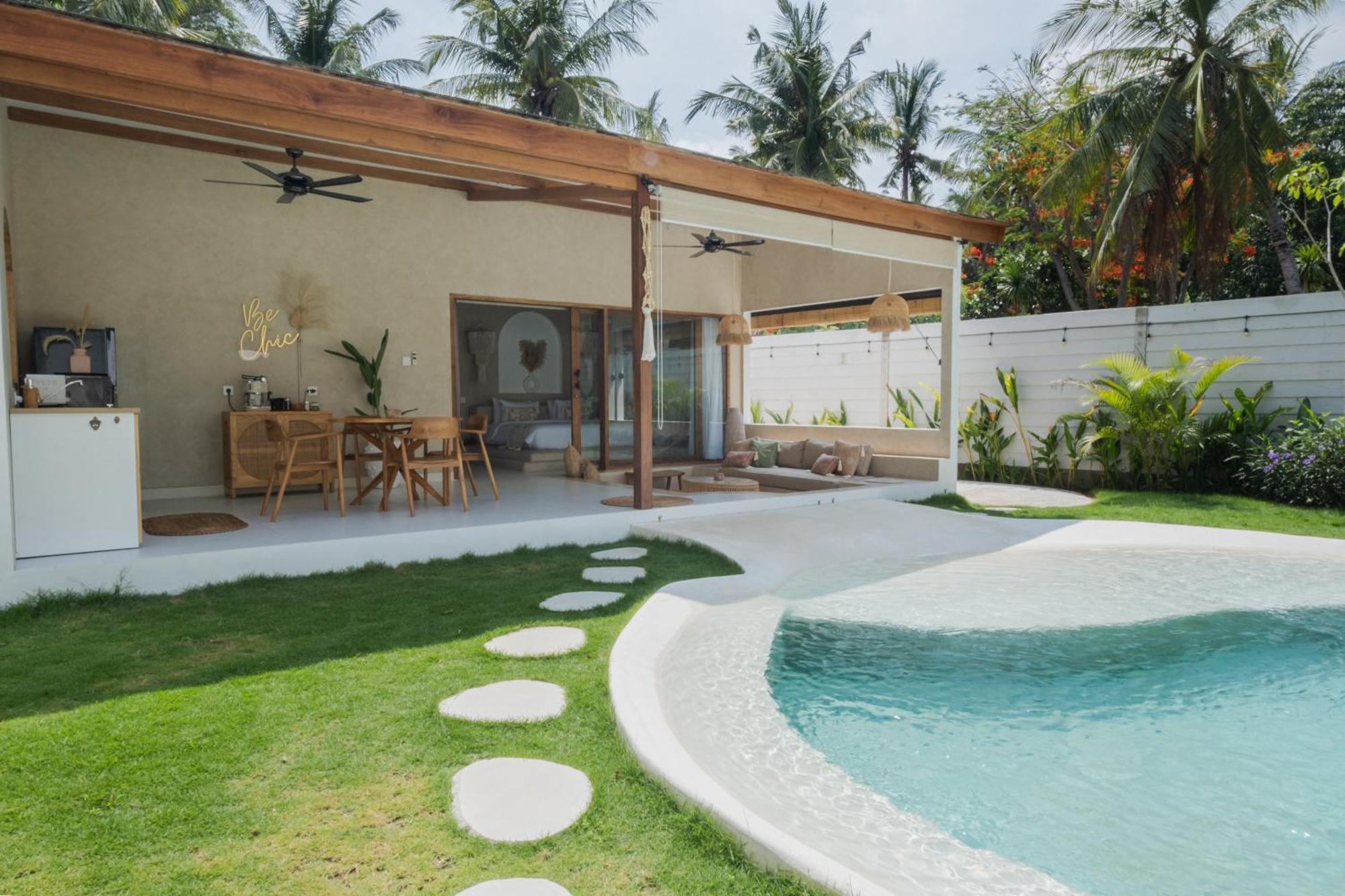 גילי טרוונגן Gili Boho Villas - Aesthetic Private Pool Villas מראה חיצוני תמונה